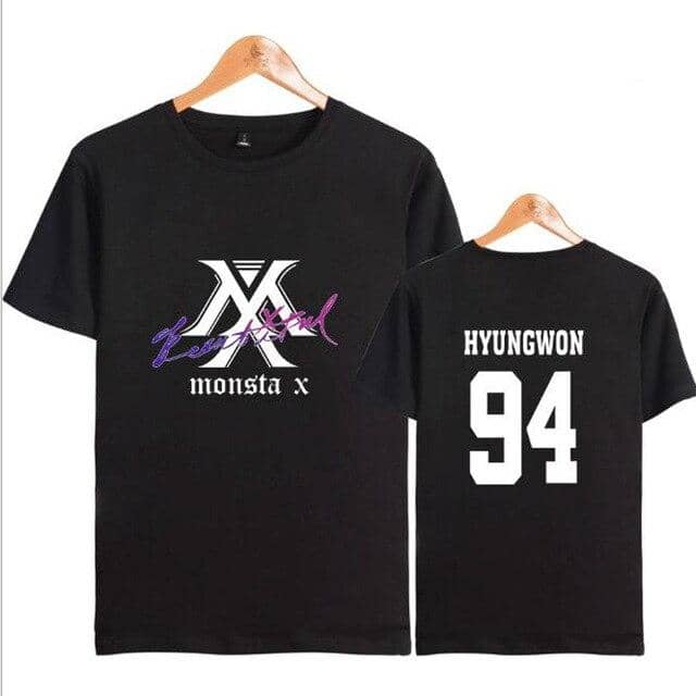Kpop Newest Korean Fashion KPOP MONSTA X T Shirt Women Men Plus Size Tee Shirt Femme Summer Short Sleeve Cotton Funny Tshirt Camiseta Mujer that you'll fall in love with. At an affordable price at KPOPSHOP, We sell a variety of Korean Fashion KPOP MONSTA X T Shirt Women Men Plus Size Tee Shirt Femme Summer Short Sleeve Cotton Funny Tshirt Camiseta Mujer with Free Shipping.