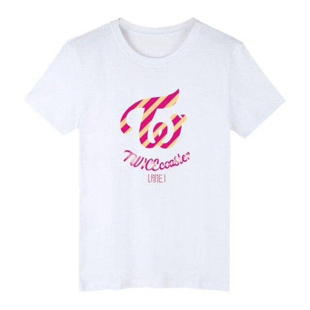 Kpop Newest Korean Fashion KPOP TWICE T Shirt Women Men TWICE Third Mini Album TWICEcoaster LANE1 O-Neck Short Sleeve Cotton T-Shirt Femme that you'll fall in love with. At an affordable price at KPOPSHOP, We sell a variety of Korean Fashion KPOP TWICE T Shirt Women Men TWICE Third Mini Album TWICEcoaster LANE1 O-Neck Short Sleeve Cotton T-Shirt Femme with Free Shipping.
