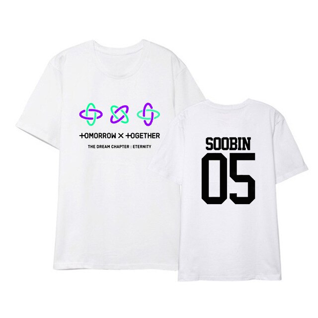 Korean Kpop TXT The Dream Chapter STAR Album Shirts Hip Hop K-pop Clothes Hip Hop Tshirt Summer Tops Short Sleeve Tee Shirts