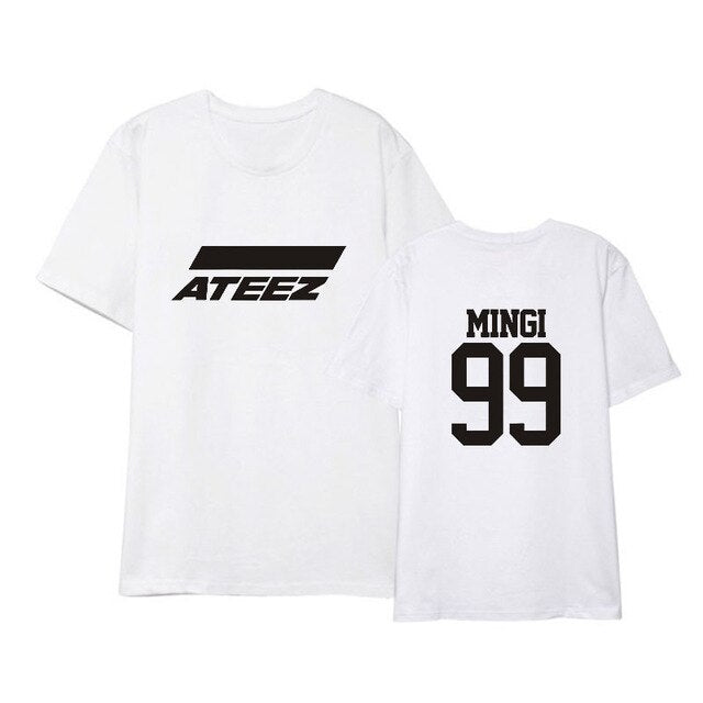 Kpop ATEEZ Album Shirts Loose Tops T-shirt DX1074 - Kpopshop