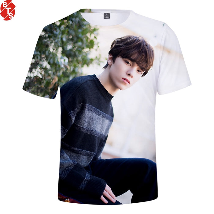Kpop  Seventeen 3D Printed T-shirts Women/Men  Short Sleeve