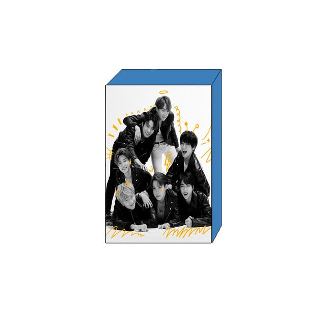 Kpop Bangtan Boys New Album MAP OF THE_SOUL 7 Self Made LOMO Card Small Card Postcard Collection Gift