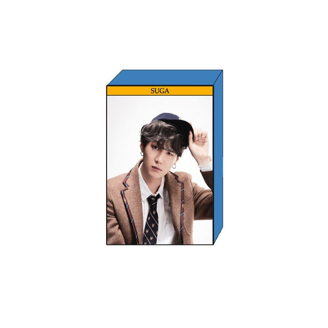 Kpop Bangtan Boys New Album MAP OF THE_SOUL 7 Self Made LOMO Card Small Card Postcard Collection Gift