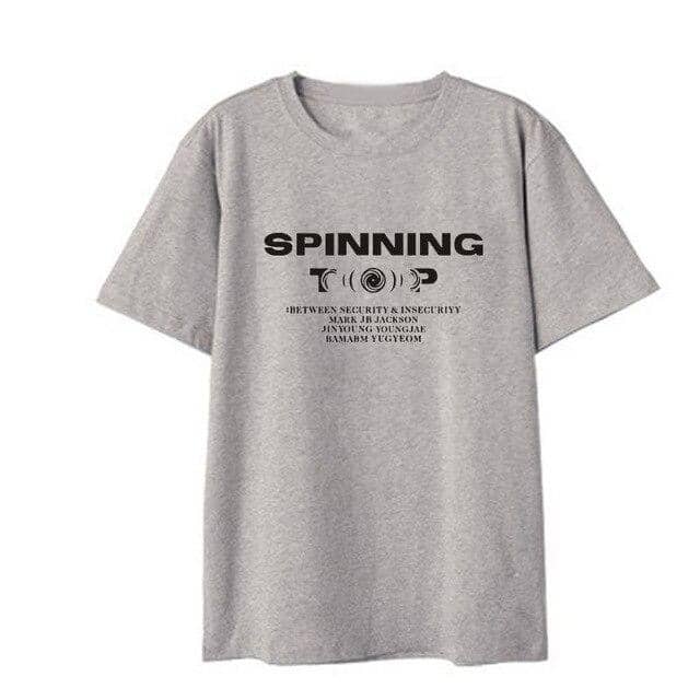 Kpop Newest Kpop GOT7 2019 NEW SPINNING TOP Print Pink cotton T shirt Women/Men streetwear clothes korean loose Harajuku Short Sleeve TShirt that you'll fall in love with. At an affordable price at KPOPSHOP, We sell a variety of Kpop GOT7 2019 NEW SPINNING TOP Print Pink cotton T shirt Women/Men streetwear clothes korean loose Harajuku Short Sleeve TShirt with Free Shipping.