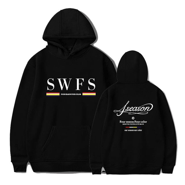 Kpop MAMAMOO <4SEASON F/W> Concert Support Hoodies Thick Casual Hooded Sweatshirts