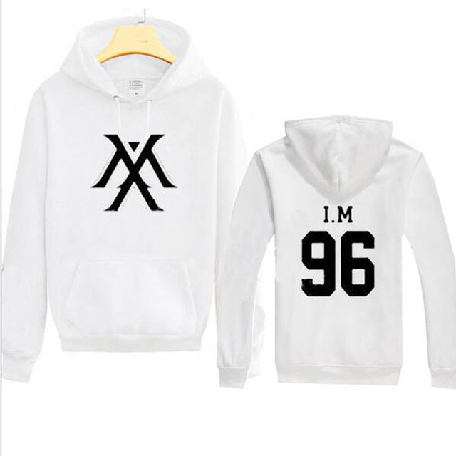 Kpop Monsta X Women Men  Sweatshirt K-pop Wonho YOOKIHYUN  I.M jooheon Fleece Hooded Tracksuit 4XL - Kpopshop