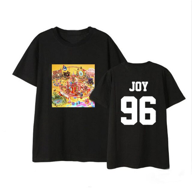 Kpop Red Velvet mini 4 Album Shirts Streetwear Loose Tshirt T Shirt Short Sleeve Tops T-shirt - Kpopshop