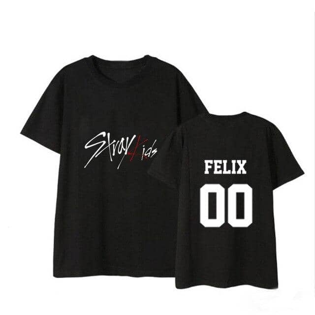 Kpop Newest Kpop STRAY KIDS T Shirts Concert Same Cotton Black White Tshirt Tee Short Sleeve Fashion Summer Tops that you'll fall in love with. At an affordable price at KPOPSHOP, We sell a variety of Kpop STRAY KIDS T Shirts Concert Same Cotton Black White Tshirt Tee Short Sleeve Fashion Summer Tops with Free Shipping.