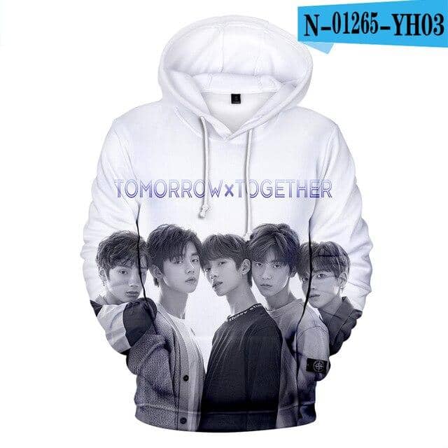 Kpop Newest Kpop TXT TOMORROW X TOGETHER Group Logo YEONJUN 3D Print Hoodies Sweatshirt Long Sleeve Harajuku Women/men Sweatshirts that you'll fall in love with. At an affordable price at KPOPSHOP, We sell a variety of Kpop TXT TOMORROW X TOGETHER Group Logo YEONJUN 3D Print Hoodies Sweatshirt Long Sleeve Harajuku Women/men Sweatshirts with Free Shipping.