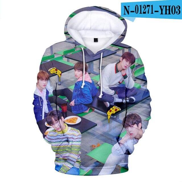 Kpop Newest Kpop TXT TOMORROW X TOGETHER Group Logo YEONJUN 3D Print Hoodies Sweatshirt Long Sleeve Harajuku Women/men Sweatshirts that you'll fall in love with. At an affordable price at KPOPSHOP, We sell a variety of Kpop TXT TOMORROW X TOGETHER Group Logo YEONJUN 3D Print Hoodies Sweatshirt Long Sleeve Harajuku Women/men Sweatshirts with Free Shipping.