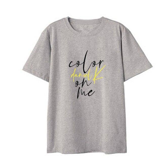 Kpop Newest Kpop WANNA ONE Kang Daniel new Album color on me print t Shirts Hip Hop Casual Loose women Tshirt summer Short Sleeve tees Tops that you'll fall in love with. At an affordable price at KPOPSHOP, We sell a variety of Kpop WANNA ONE Kang Daniel new Album color on me print t Shirts Hip Hop Casual Loose women Tshirt summer Short Sleeve tees Tops with Free Shipping.