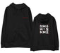 Kpop monsta x concert the code same pullover fleece/thin supportive loose Sweatshirt 4 colors - Kpopshop