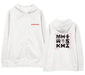 Kpop monsta x concert the code same pullover fleece/thin supportive loose Sweatshirt 4 colors - Kpopshop