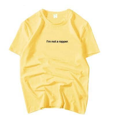 Kpop Newest Kpop nct 127 Lee Tae Yong same i am not a rapper printing o neck short sleeve t shirt summer unisex hip hop loose t-shirt that you'll fall in love with. At an affordable price at KPOPSHOP, We sell a variety of Kpop nct 127 Lee Tae Yong same i am not a rapper printing o neck short sleeve t shirt summer unisex hip hop loose t-shirt with Free Shipping.