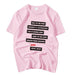 Kpop Newest Kpop nct 127 nct dream Jeno same letters printing o neck short sleeve t shirt unisex loose bottoming shirt t-shirt for summer that you'll fall in love with. At an affordable price at KPOPSHOP, We sell a variety of Kpop nct 127 nct dream Jeno same letters printing o neck short sleeve t shirt unisex loose bottoming shirt t-shirt for summer with Free Shipping.