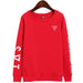 Seventeen japan arena svt concertame printing o neck thin Sweatshirt tshirtpring autumn unisex loose pullover hoodies - Kpopshop