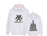 Kpop unisex monsta x logo and all member names pullover Sweatshirt for monbebe supportive fleece loose hoodies - Kpopshop