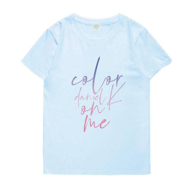 Kpop Newest Kpop wanna one daniel color one me album printing t shirt unisex summer style fashion o neck short sleeve t-shirt that you'll fall in love with. At an affordable price at KPOPSHOP, We sell a variety of Kpop wanna one daniel color one me album printing t shirt unisex summer style fashion o neck short sleeve t-shirt with Free Shipping.