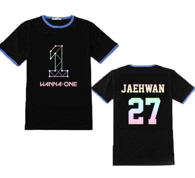 Kpop Newest Kpop wanna one member name laser printing black t shirt for summer unisex fashion o neck short sleeve t-shirt lovers top tees that you'll fall in love with. At an affordable price at KPOPSHOP, We sell a variety of Kpop wanna one member name laser printing black t shirt for summer unisex fashion o neck short sleeve t-shirt lovers top tees with Free Shipping.