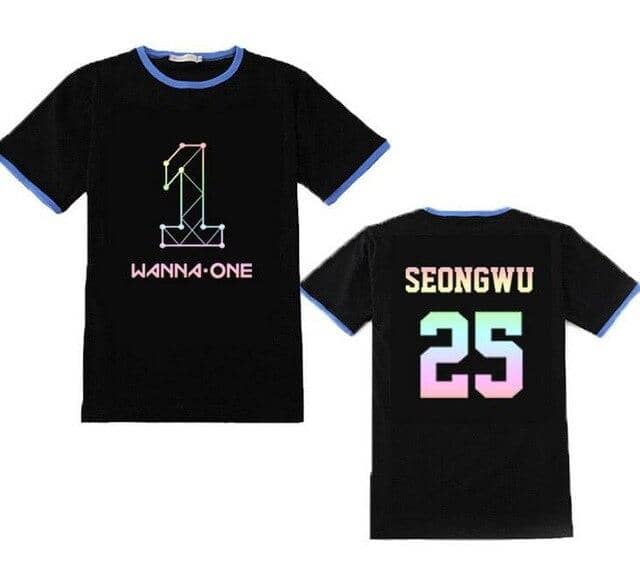 Kpop Newest Kpop wanna one member name laser printing black t shirt for summer unisex fashion o neck short sleeve t-shirt lovers top tees that you'll fall in love with. At an affordable price at KPOPSHOP, We sell a variety of Kpop wanna one member name laser printing black t shirt for summer unisex fashion o neck short sleeve t-shirt lovers top tees with Free Shipping.