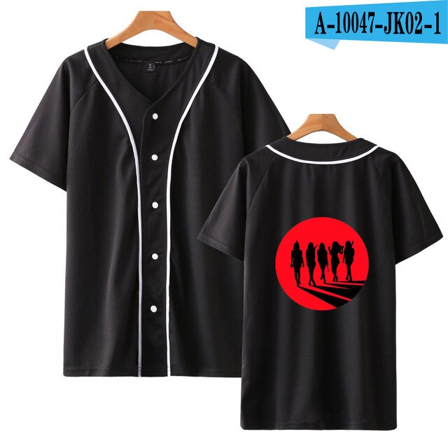 Red Velvet Kpop Printed Baseball T-shirts Women/Men Summer Short Sleeve Casual T-shirts 2021 Trendy Style Tee Shirts