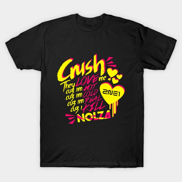 Men t-shirt 2NE1 Crush tshirt