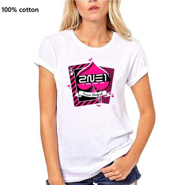 Men t-shirt 2NE1 Forever Blackjack tshirt
