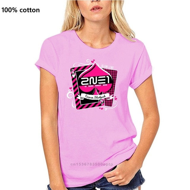 Men t-shirt 2NE1 Forever Blackjack tshirt
