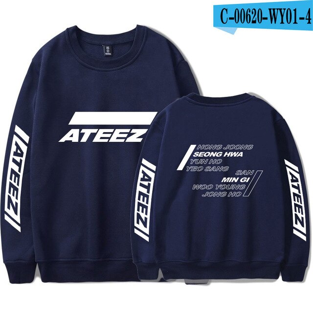 Korean KPOP ATEEZ Album Women Sweatshirt tshirts Pullover Jumper Tops Sudaderas Mujer - Kpopshop