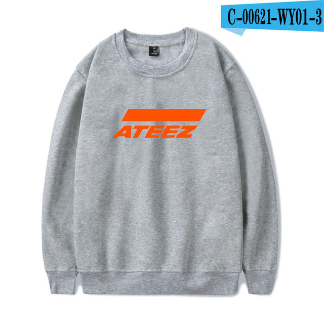 Korean KPOP ATEEZ Album Women Sweatshirt tshirts Pullover Jumper Tops Sudaderas Mujer - Kpopshop