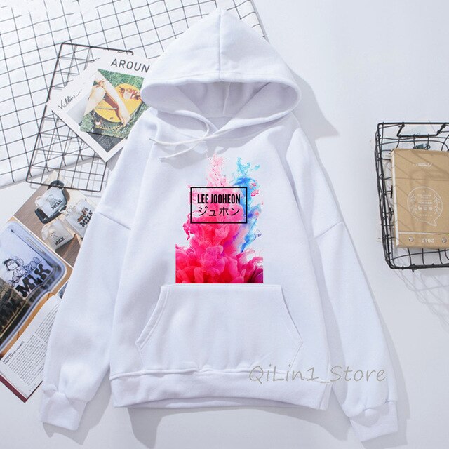 Monsta X hoodie Women Men Wanna One Sweatshirt Kpop clothes Fans Fleece Hooded Tracksuit punk Pullover oversize streetwear