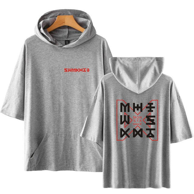 Monsta x kpop shirt supportive fans short sleeve monsta X T shirt summer fashion unisex monstax tshirt plus size xxs-4xl t-shirt