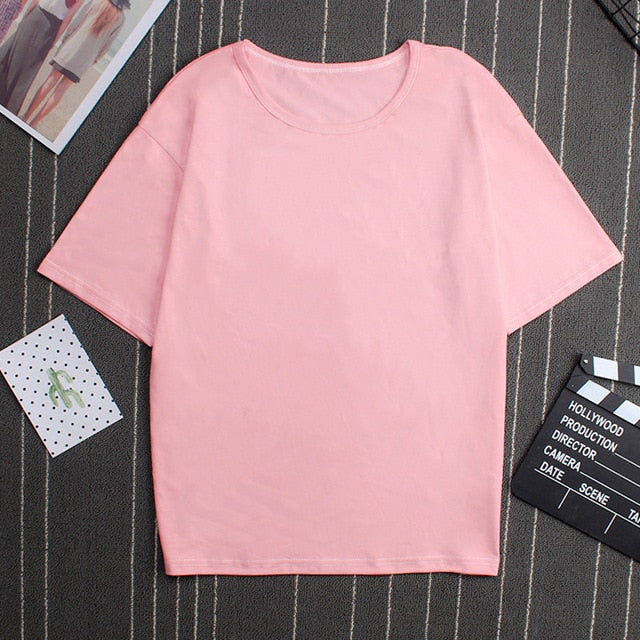 Kpopshop Originals - My Depression My Brain My Anxiety Letter Pink T-Shirt - Kpopshop