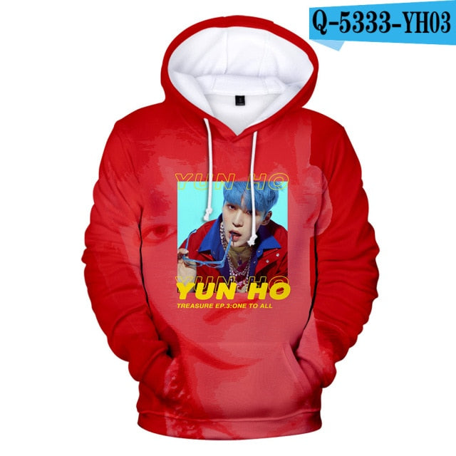 KPOP K-POP ATEEZ Album 3D Printed Women/Men Hoodies Sweatshirts