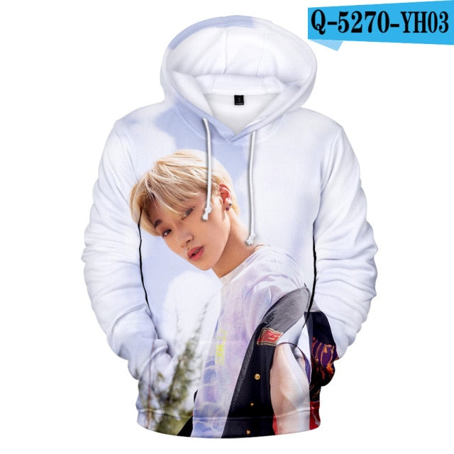 KPOP K-POP ATEEZ Album 3D Printed Women/Men Hoodies Sweatshirts