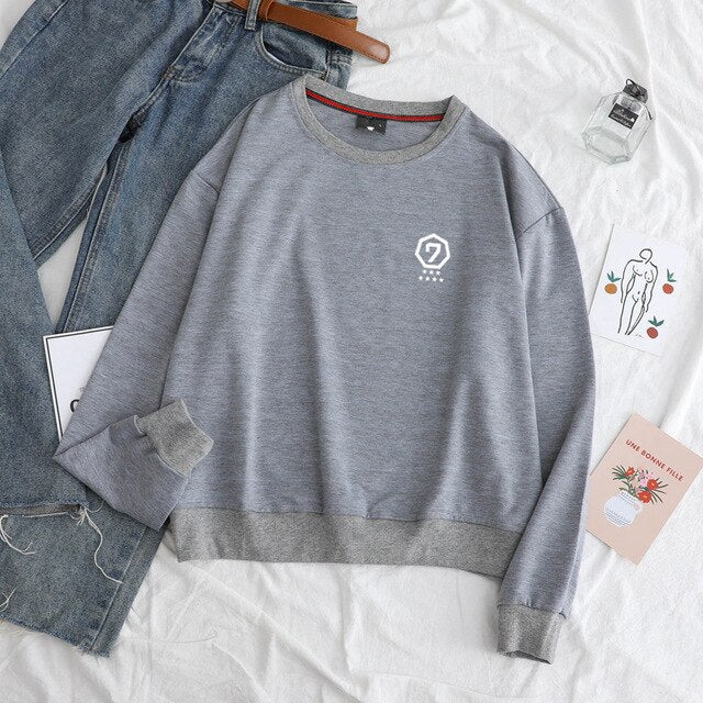 New Kpop GOT7 Fashion Design Men Women Hoodies Capless Sweatshirt Spring Autumn Long Sleeve Pullover Unisex Clothes