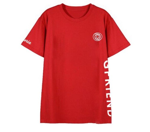 Kpop Gfriend same logo printing o neck unisex t shirt summer