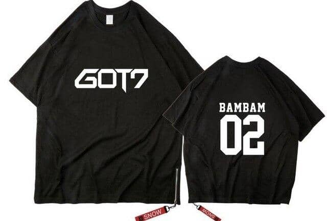 Kpop Newest New arrival got7 logo/member name printing oversize t shirt for summer kpop unisex color stripes/zipper o neck loose t-shirt that you'll fall in love with. At an affordable price at KPOPSHOP, We sell a variety of New arrival got7 logo/member name printing oversize t shirt for summer kpop unisex color stripes/zipper o neck loose t-shirt with Free Shipping.