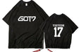 Kpop Newest New arrival got7 logo/member name printing oversize t shirt for summer kpop unisex color stripes/zipper o neck loose t-shirt that you'll fall in love with. At an affordable price at KPOPSHOP, We sell a variety of New arrival got7 logo/member name printing oversize t shirt for summer kpop unisex color stripes/zipper o neck loose t-shirt with Free Shipping.