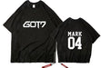 Kpop Newest New arrival got7 logo/member name printing oversize t shirt for summer kpop unisex color stripes/zipper o neck loose t-shirt that you'll fall in love with. At an affordable price at KPOPSHOP, We sell a variety of New arrival got7 logo/member name printing oversize t shirt for summer kpop unisex color stripes/zipper o neck loose t-shirt with Free Shipping.