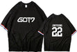 Kpop Newest New arrival got7 logo/member name printing oversize t shirt for summer kpop unisex color stripes/zipper o neck loose t-shirt that you'll fall in love with. At an affordable price at KPOPSHOP, We sell a variety of New arrival got7 logo/member name printing oversize t shirt for summer kpop unisex color stripes/zipper o neck loose t-shirt with Free Shipping.
