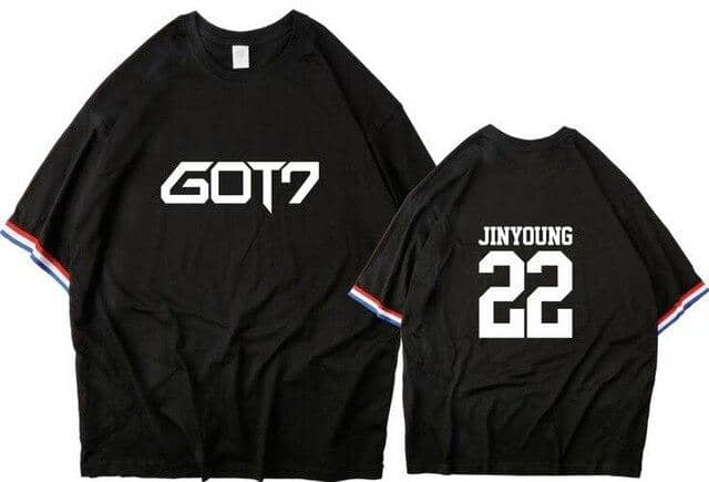 Kpop Newest New arrival got7 logo/member name printing oversize t shirt for summer kpop unisex color stripes/zipper o neck loose t-shirt that you'll fall in love with. At an affordable price at KPOPSHOP, We sell a variety of New arrival got7 logo/member name printing oversize t shirt for summer kpop unisex color stripes/zipper o neck loose t-shirt with Free Shipping.