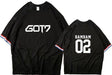 Kpop Newest New arrival got7 logo/member name printing oversize t shirt for summer kpop unisex color stripes/zipper o neck loose t-shirt that you'll fall in love with. At an affordable price at KPOPSHOP, We sell a variety of New arrival got7 logo/member name printing oversize t shirt for summer kpop unisex color stripes/zipper o neck loose t-shirt with Free Shipping.