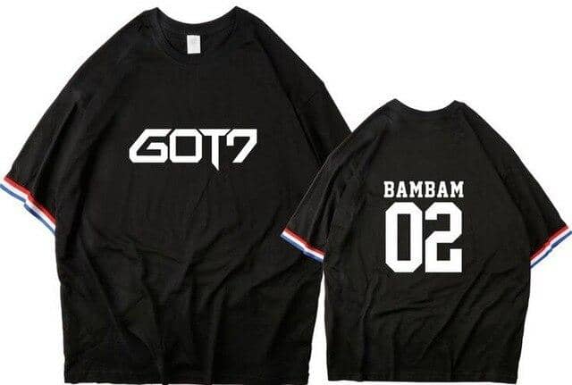 Kpop Newest New arrival got7 logo/member name printing oversize t shirt for summer kpop unisex color stripes/zipper o neck loose t-shirt that you'll fall in love with. At an affordable price at KPOPSHOP, We sell a variety of New arrival got7 logo/member name printing oversize t shirt for summer kpop unisex color stripes/zipper o neck loose t-shirt with Free Shipping.
