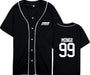 kpop ateez member name baseball for k-pop unisex loose t-shirt - Kpopshop
