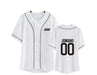 kpop ateez member name baseball for k-pop unisex loose t-shirt - Kpopshop