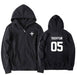 Kpop Newest New arrival txt tomorrow together member name printing zipper hoodie jacket kpop unisex fleece/thin loose black white sweatshirt that you'll fall in love with. At an affordable price at KPOPSHOP, We sell a variety of New arrival txt tomorrow together member name printing zipper hoodie jacket kpop unisex fleece/thin loose black white sweatshirt with Free Shipping.