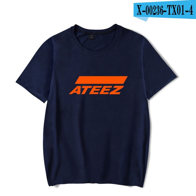 New kpop group ATEEZ T-shirt Tops Hongjoong Seonghwa Yunho Yeosang San Mingi Wooyoung Jongho ATEEZ A TEEnager Z - Kpopshop
