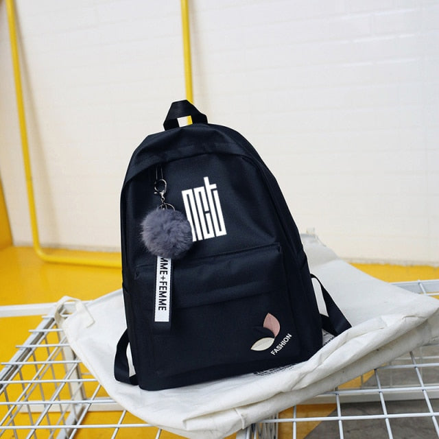 Stray Kids Seventeen Ikon Bangtan Boys Bookbag Back Pack TXT Backpack Sac A Dos  School Bag Pack for Teenager Women