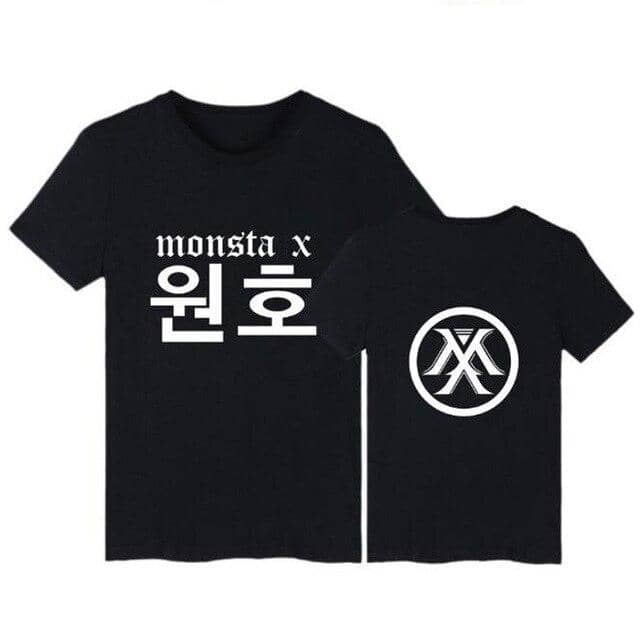 Kpop Newest Plus Size XXS-4XL Korean Fashion Summer T Shirt Women Tshirt KPOP MONSTA X T-Shirt Women Tops Tee Shirt Femme Tumblr Clothing that you'll fall in love with. At an affordable price at KPOPSHOP, We sell a variety of Plus Size XXS-4XL Korean Fashion Summer T Shirt Women Tshirt KPOP MONSTA X T-Shirt Women Tops Tee Shirt Femme Tumblr Clothing with Free Shipping.